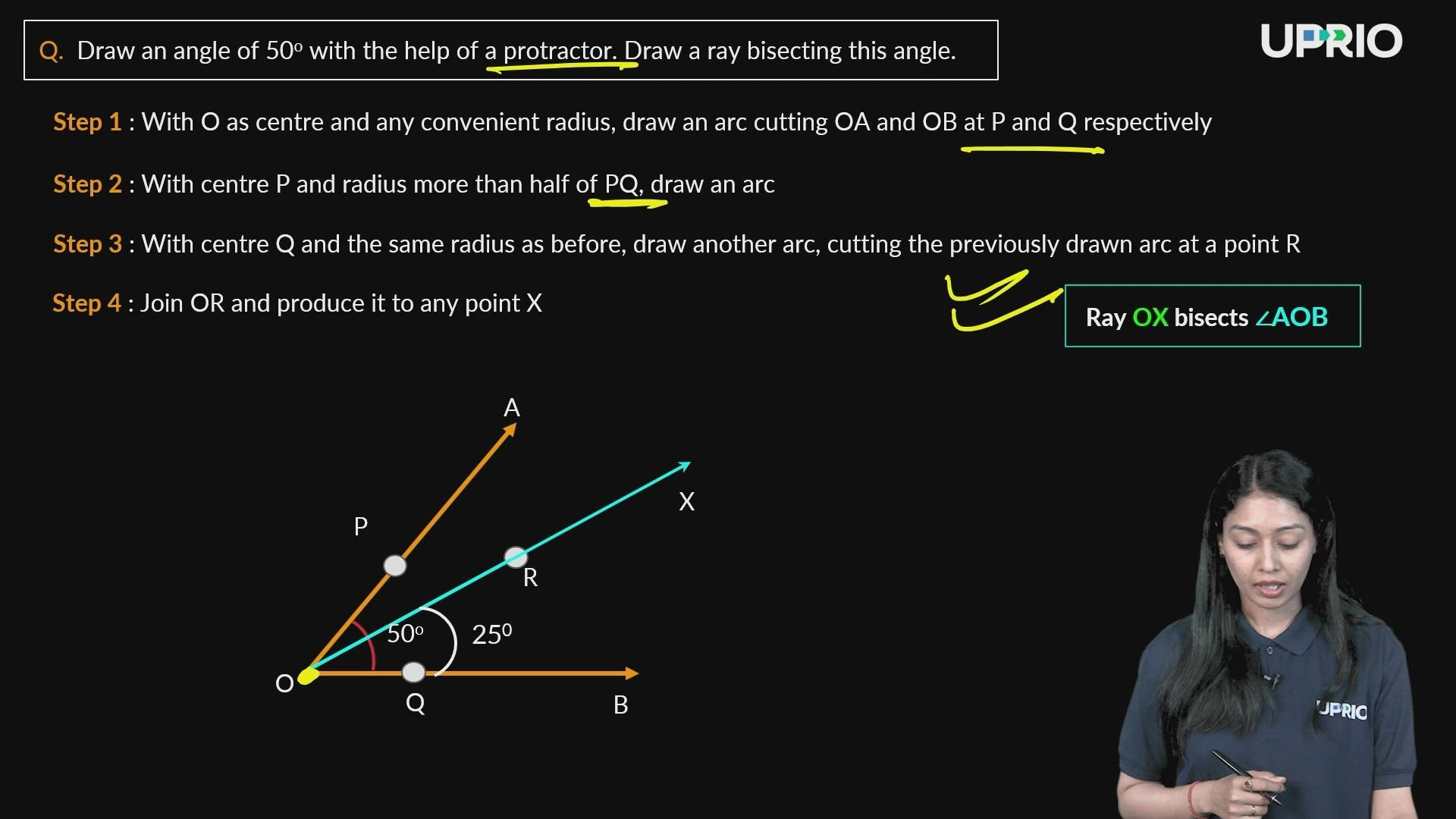 Construction of Perpendicular Lines & Bisectors