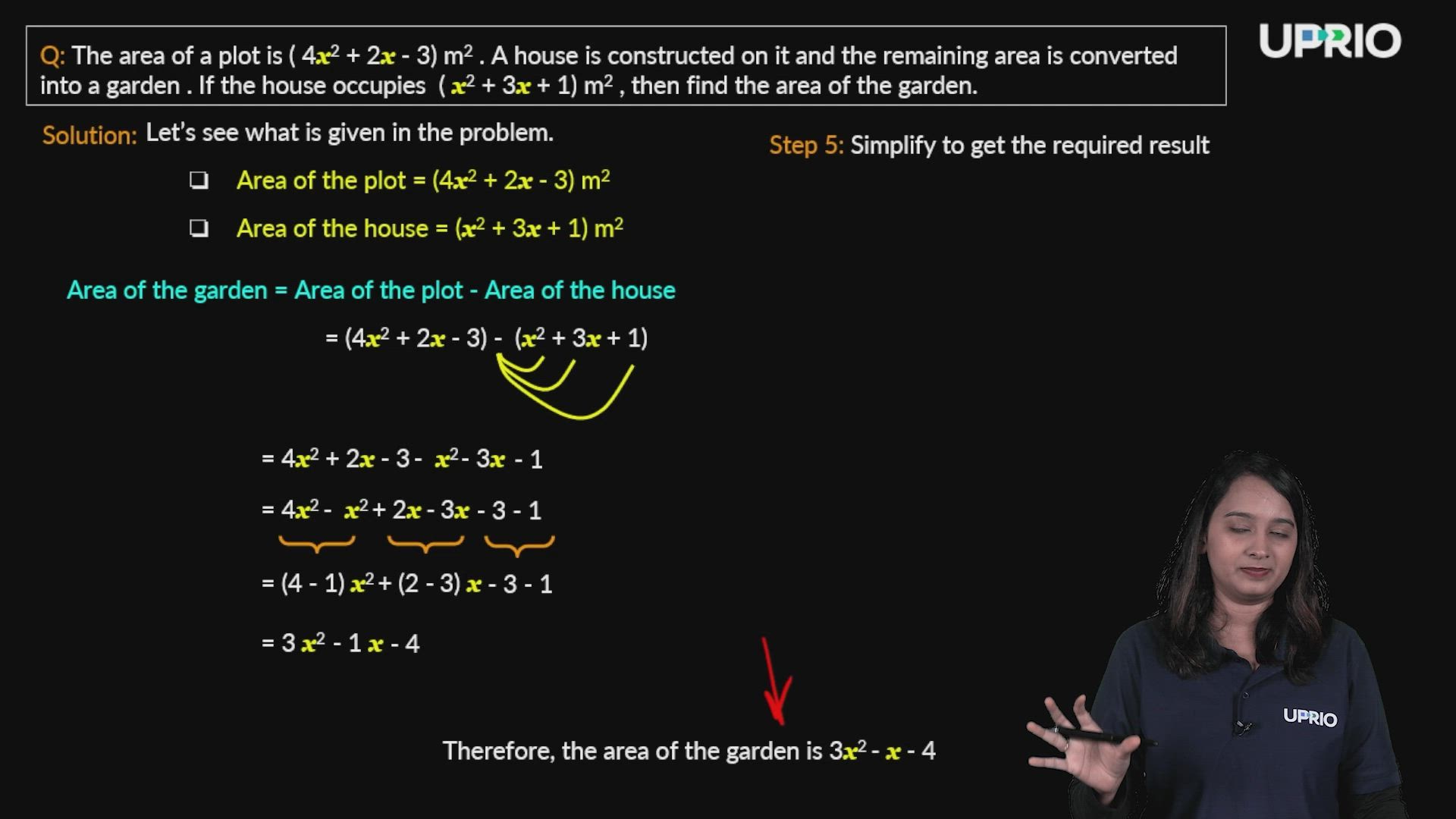 Problem Solving 1 - Algebraic Expressions