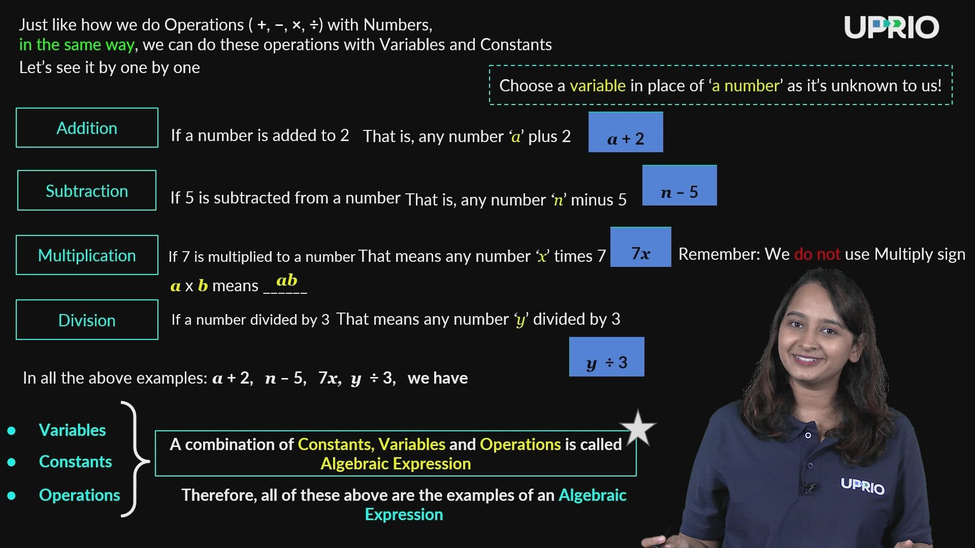 Introduction to Algebra