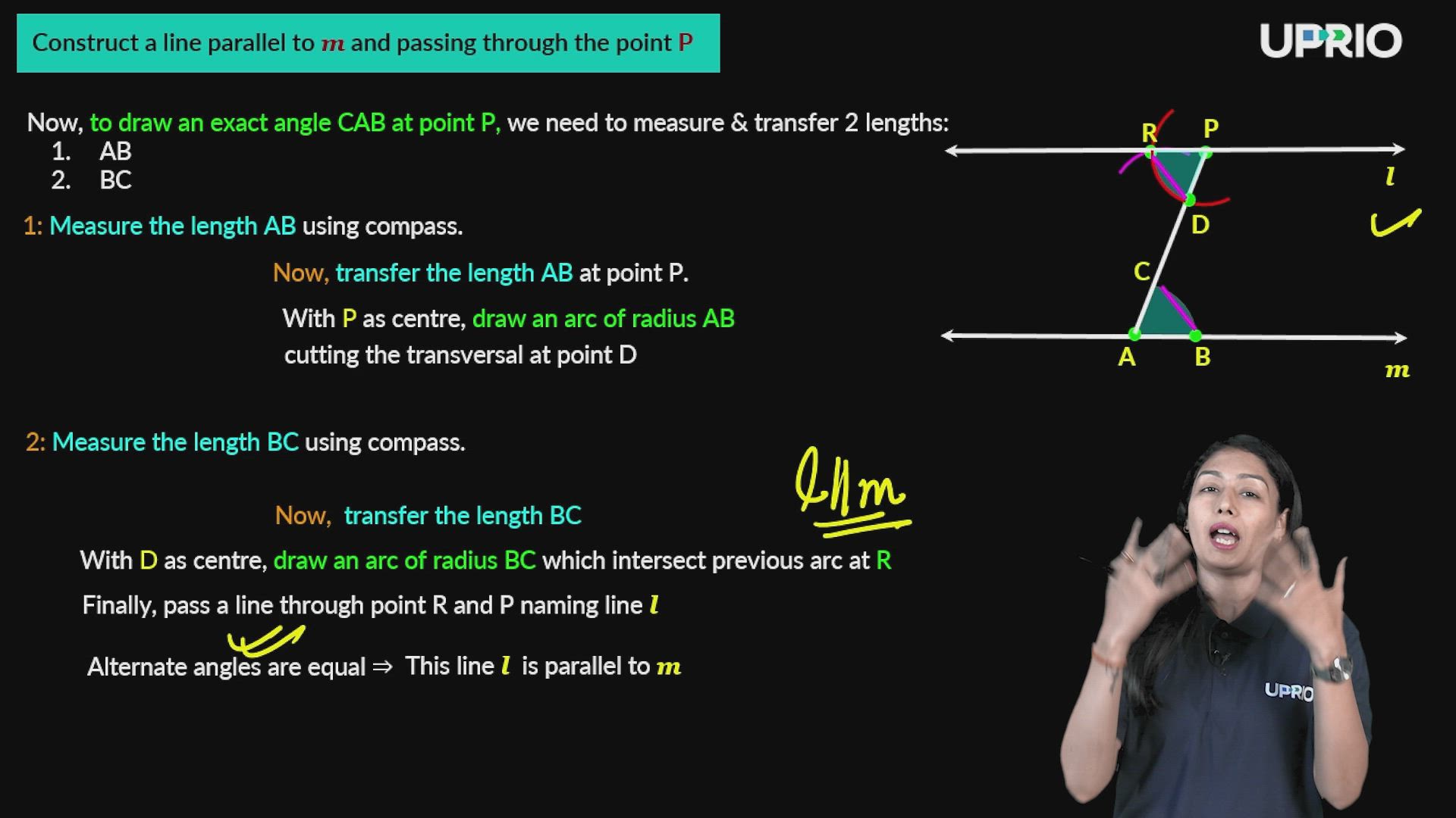 Construction of Parallel Lines
