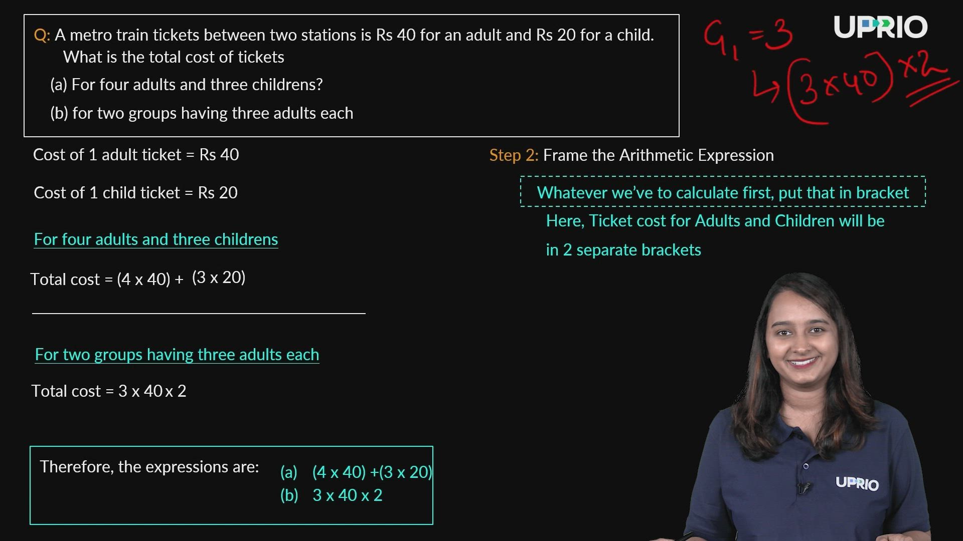 Framing Arithmetic Expressions