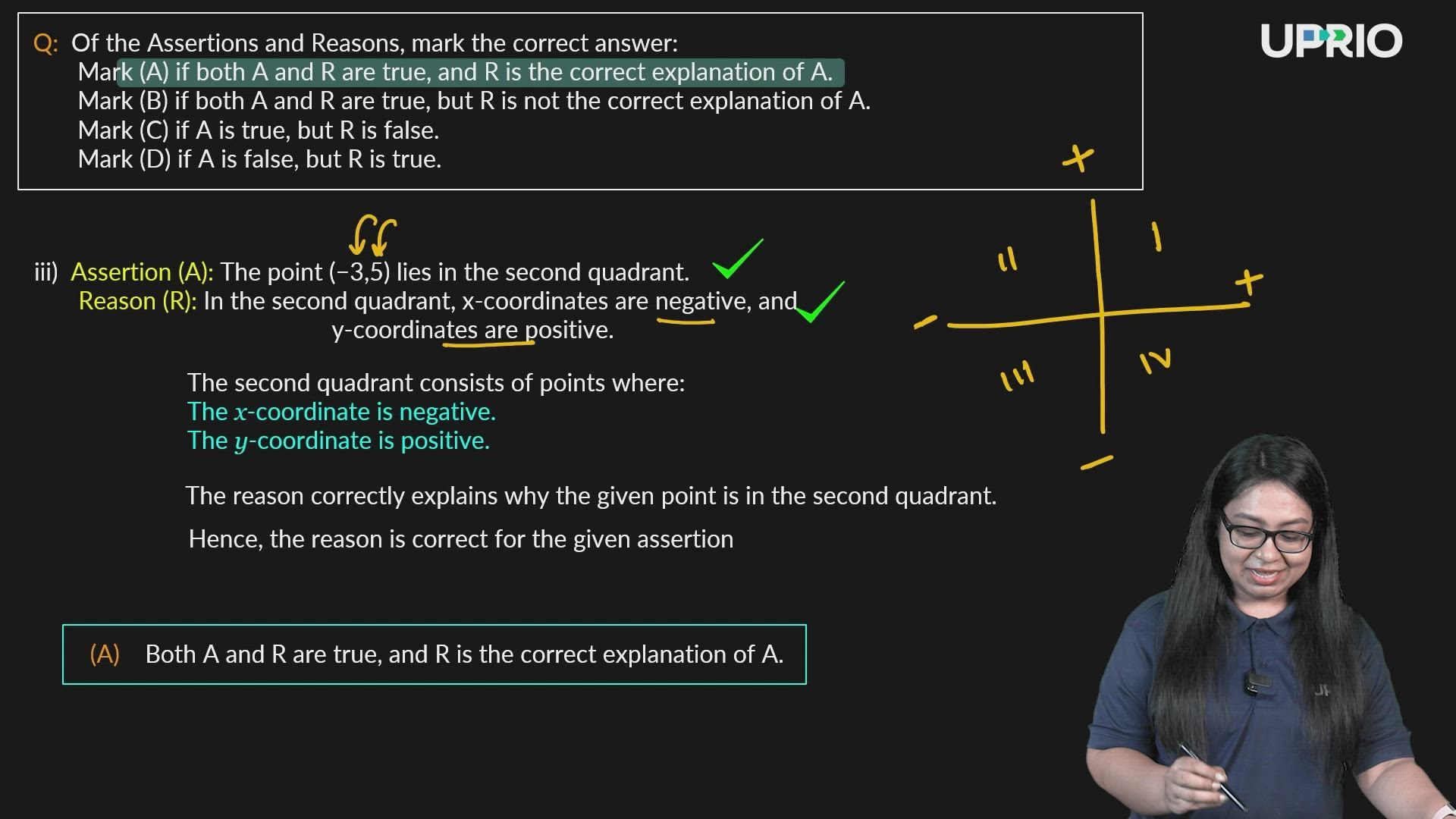 Revisiting Coordinates and Quadrants