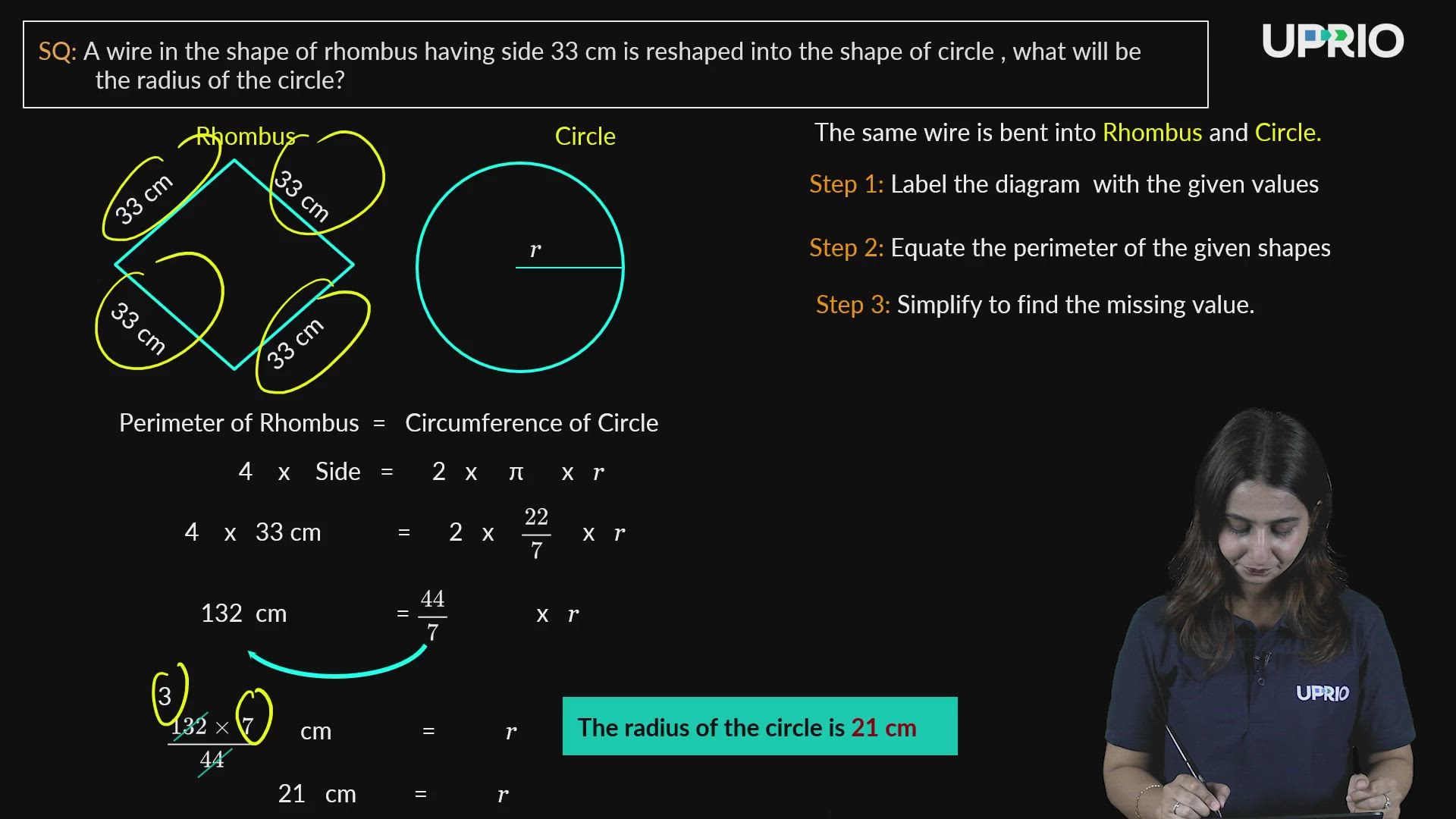 Problems on Circumference of Circle