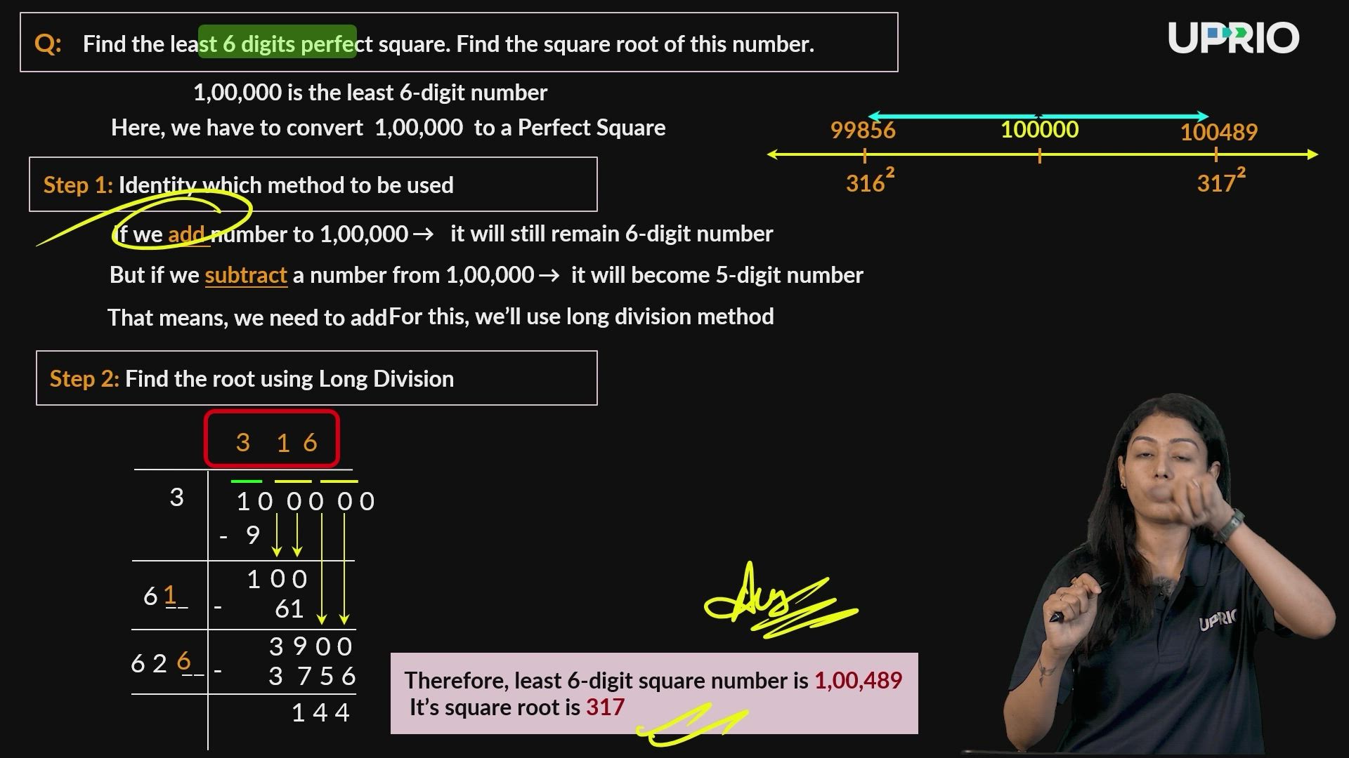 Convert a Non-Perfect Square to a Perfect Square by Addition and Subtraction