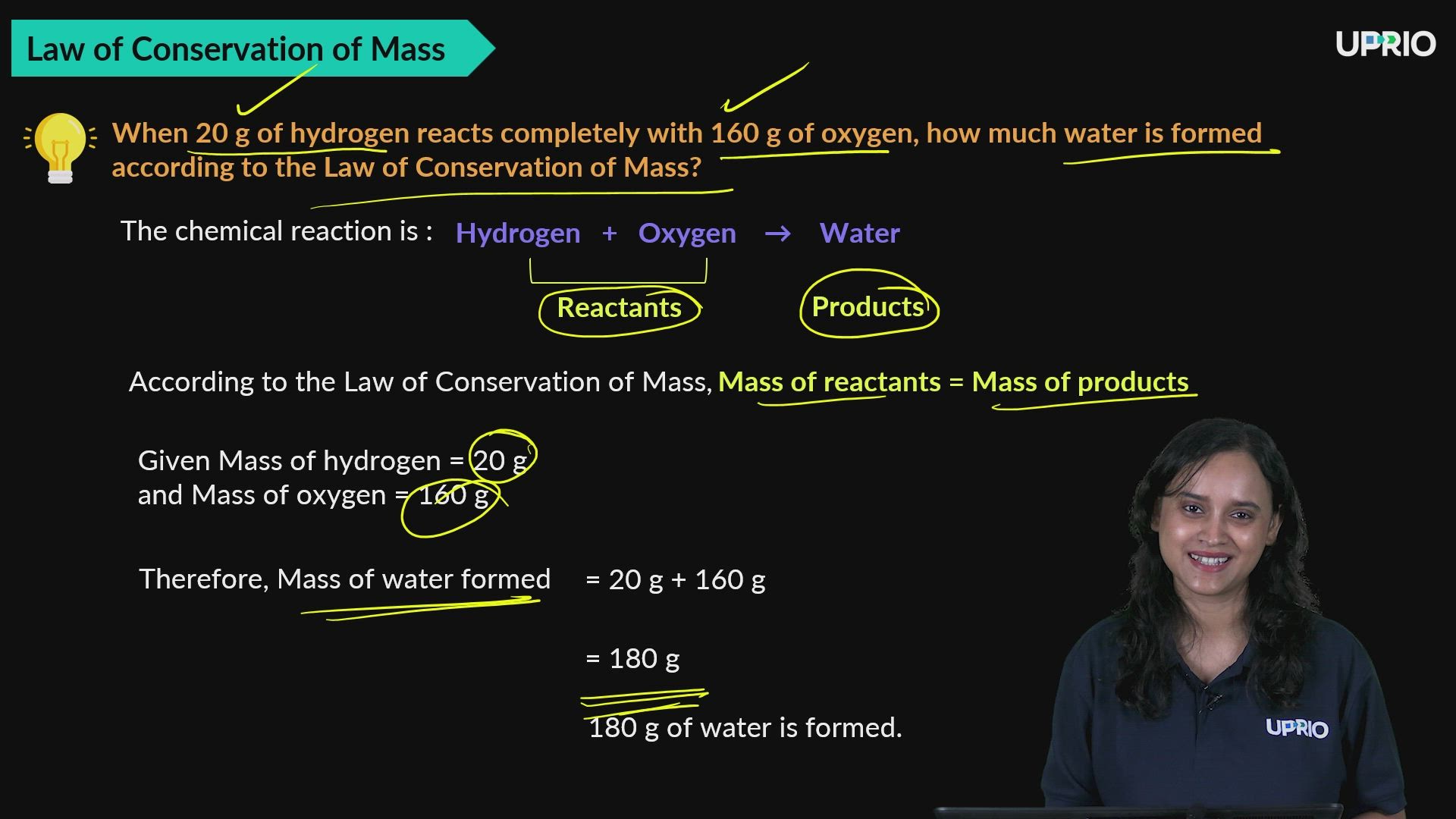 Law of Conservation of Mass