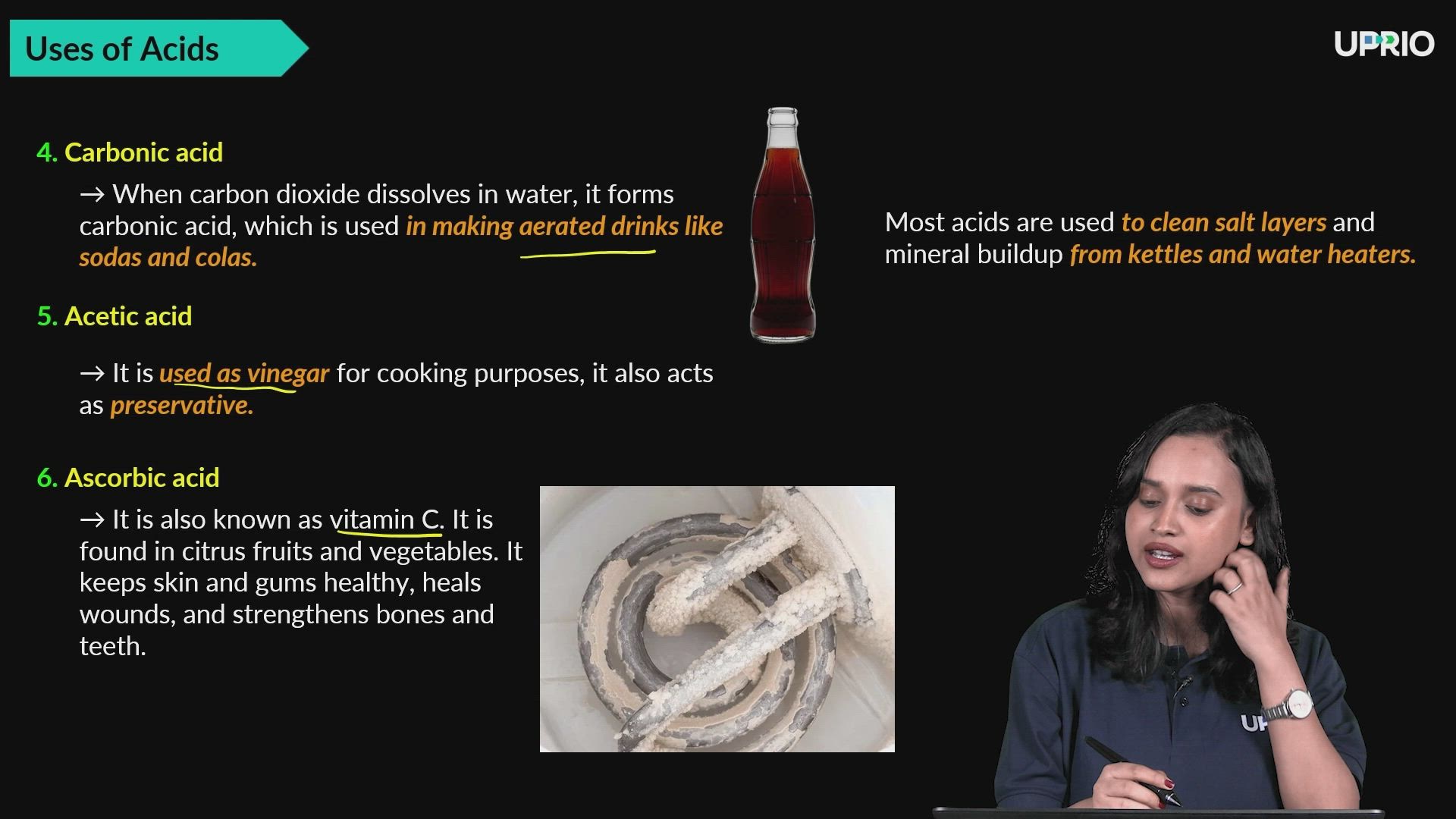 Uses of Acids 